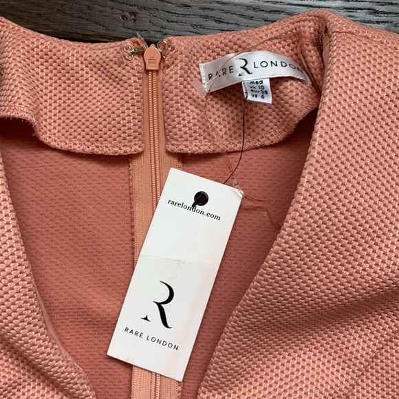 NWT Rare London Braid Trim Bodycon Dress - Picture 4 of 5